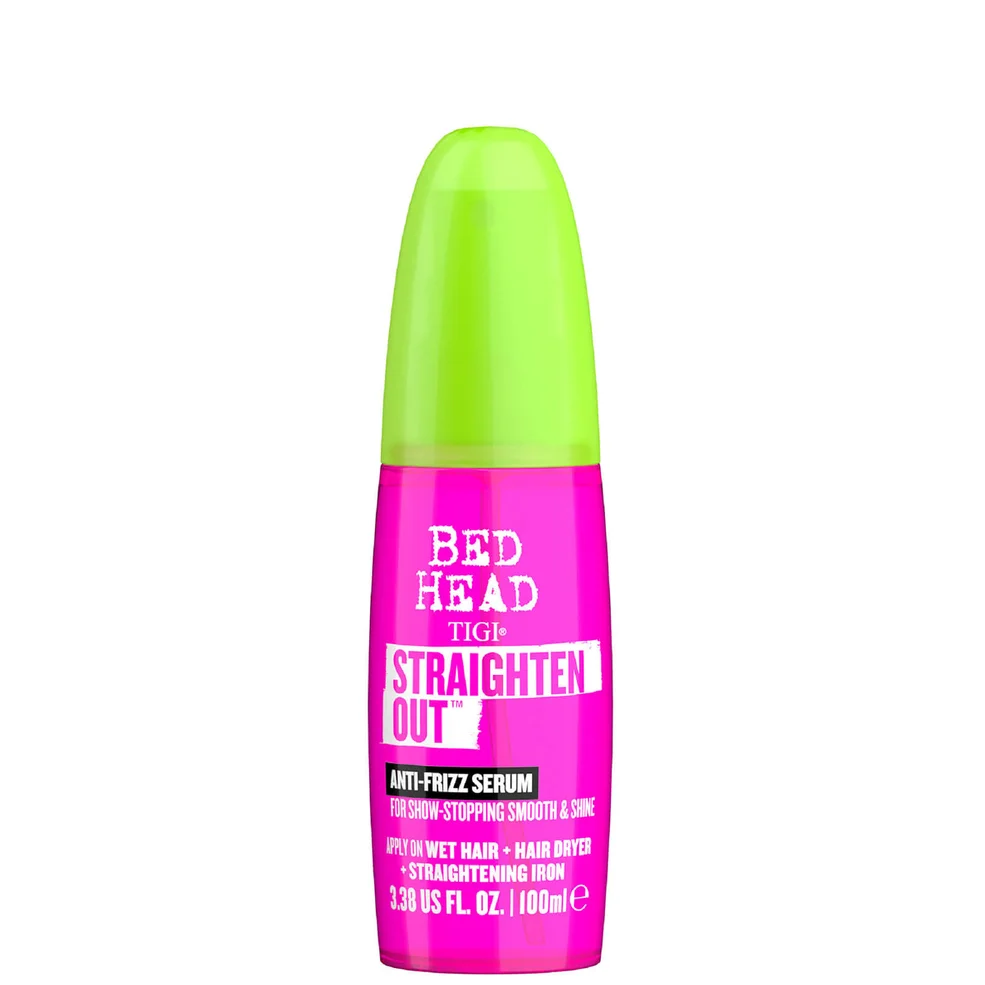 TIGI Bed Head Straighten Out Anti Frizz Serum for Smooth Shiny Hair 100ml Image 1