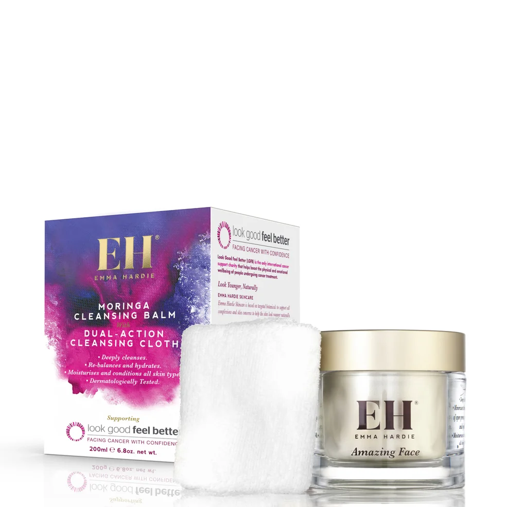 Emma Hardie Moringa Cleansing Balm 200ml with Dual Action Cleansing Cloth (Worth £94.00) Image 1