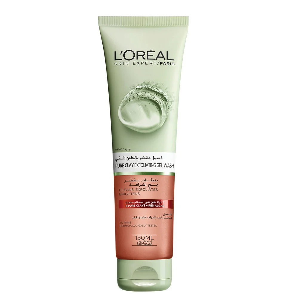 L'Oréal Paris Pure Clay Red Face Cleanser 150ml Image 1