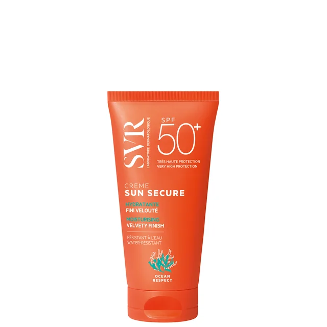 SVR SUN SECURE SPF 50+ Hydrating Face SPF Cream for Balanced to Dry Skin Types, Water-Resistant, Reef-Safe, All Ages, 50ml