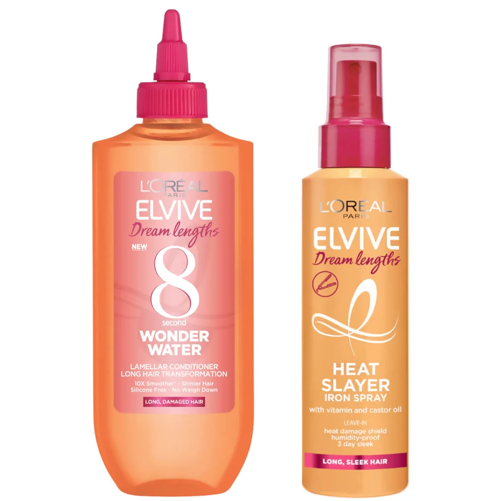 L'Oréal Paris Elvive Dream Duo - Wonder Water Treatment and Heat Slayer Protect Spray Image 1