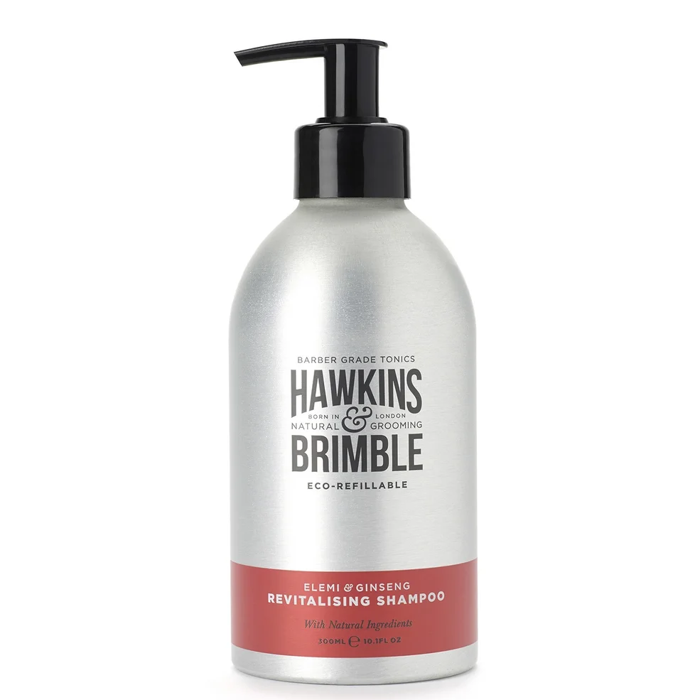 Hawkins & Brimble Revitalising Shampoo Eco-Refillable 300ml Image 1