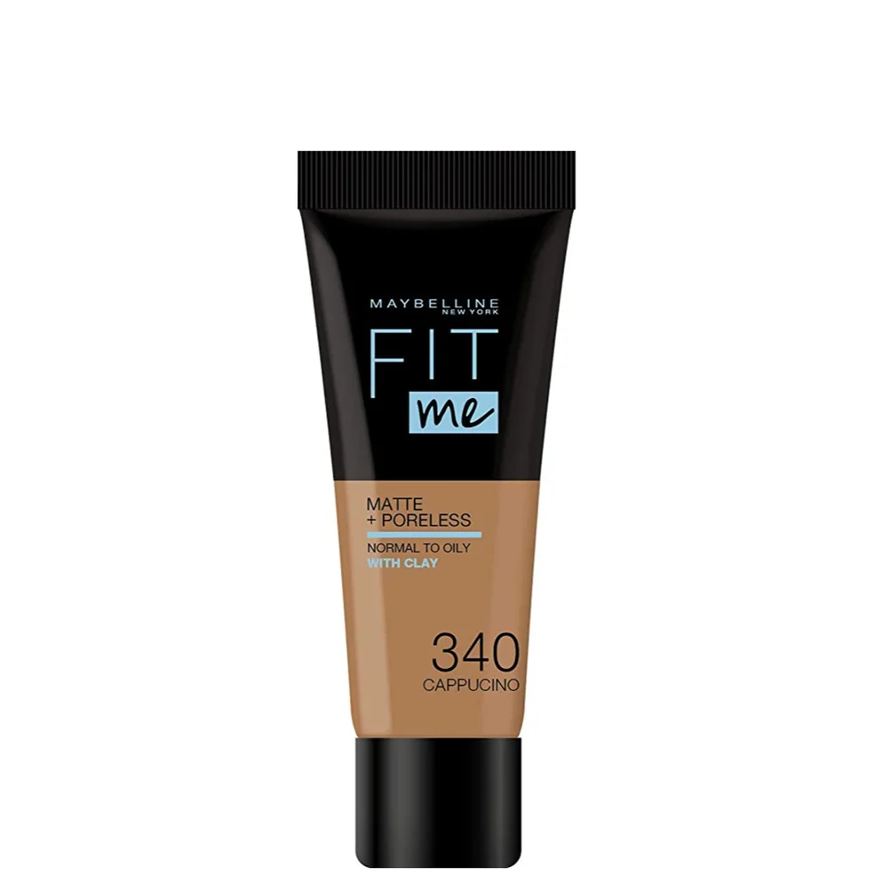 Maybelline New York Fit Me Matte and Poreless Foundation - 340 Cappucino 30ml Image 1