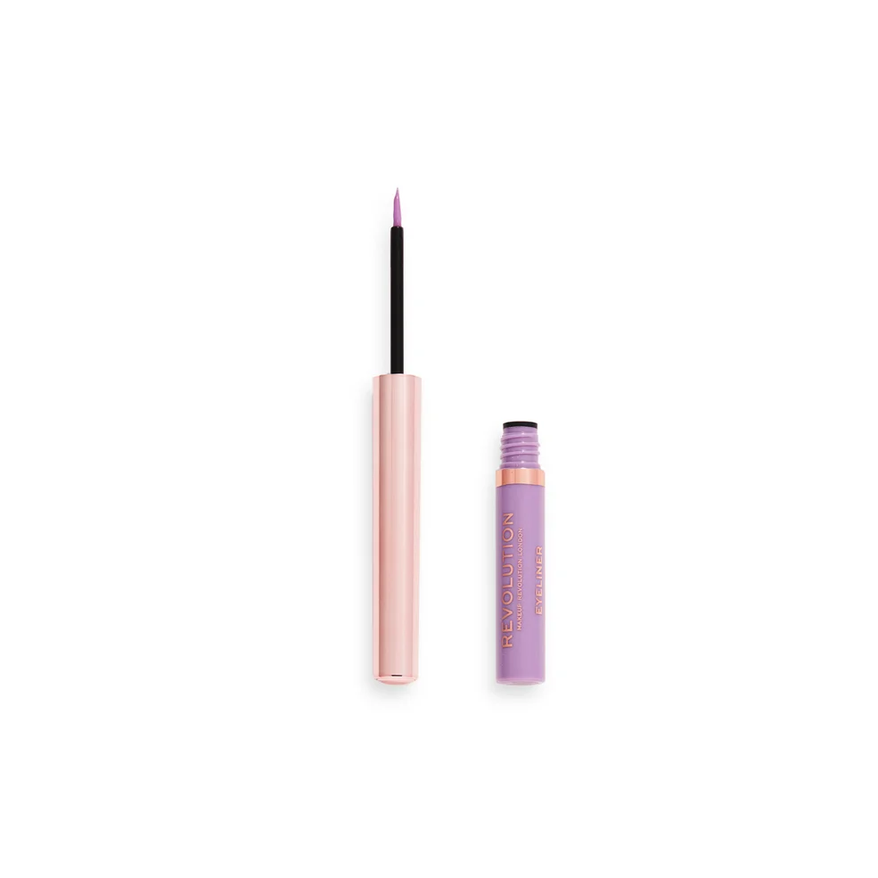 Makeup Revolution Neon Heat Coloured Liquid Eyeliner Sweet Lilac Image 1