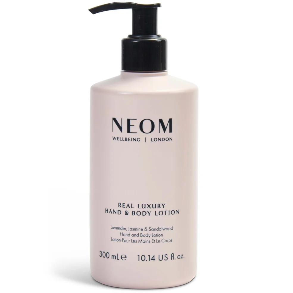 NEOM Wellbeing Real Luxury De-Stress Hand & Body Lotion 300ml Image 1