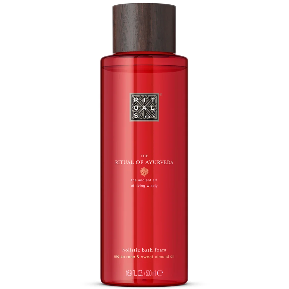 RITUALS The Ritual of Ayurveda Sweet Almond & Indian Rose Bath Foam 500ml Image 1