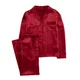 ESPA Silk Pyjamas - Claret Rose - S