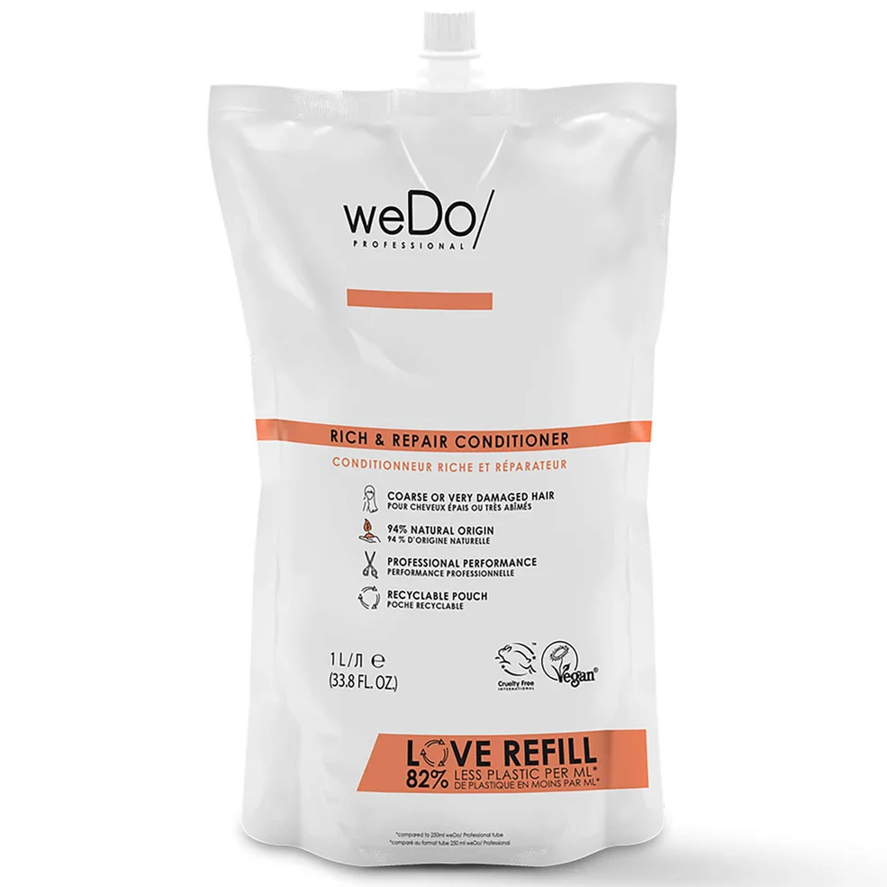 weDo/ Professional Rich and Repair Conditioner Pouch 1000ml Image 1