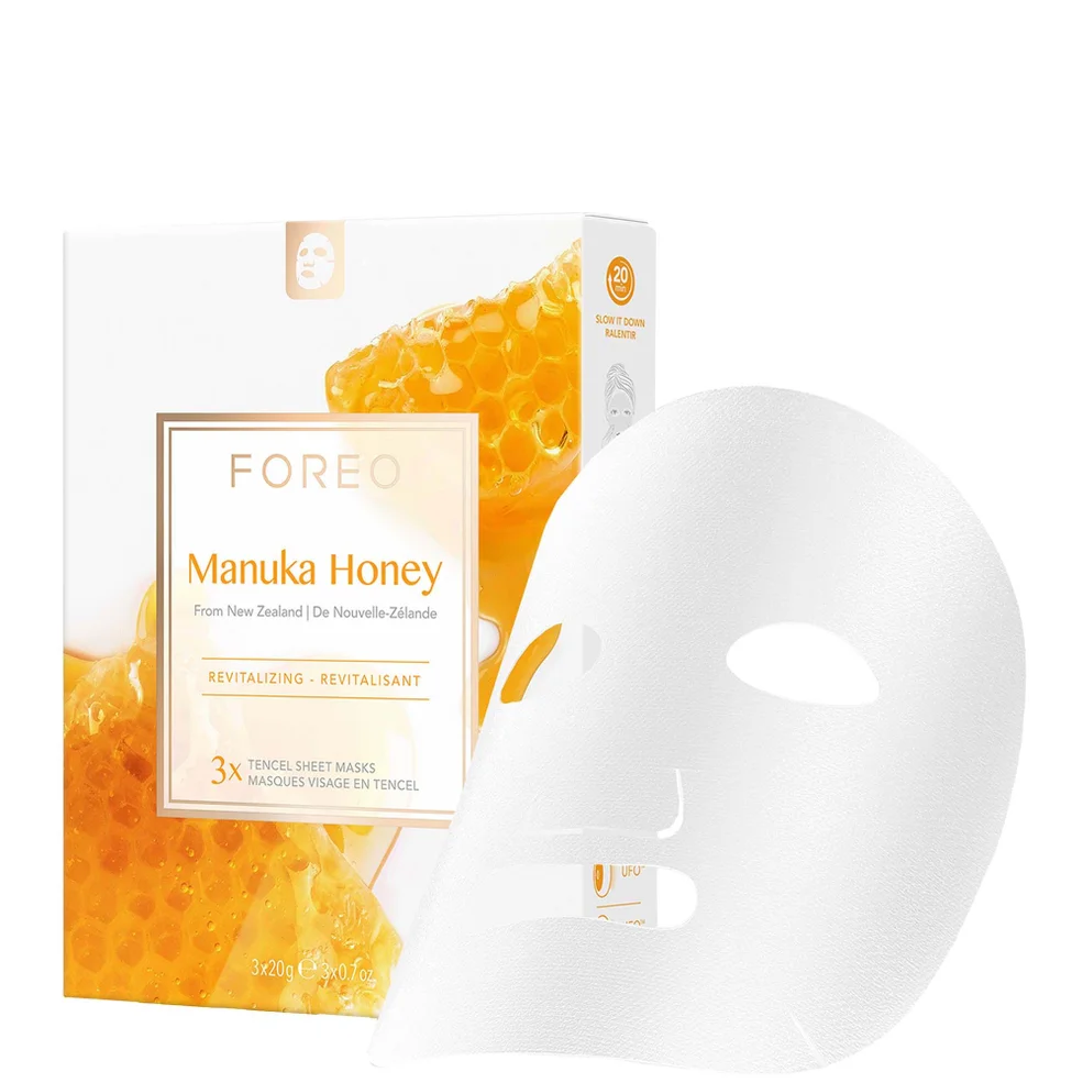 FOREO Manuka Honey Revitalising Sheet Face Mask (3 Pack) Image 1