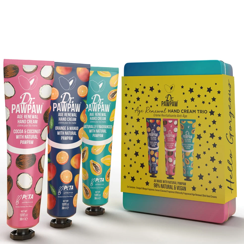Dr. PAWPAW Christmas Hand Cream Trio (Worth £20.85) Image 1