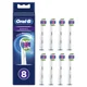 Oral B 3D White Brush Head with Clean Maximiser, 8 pack