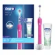 Oral B Pro 1 650 Electric Toothbrush and Toothpaste - Pink