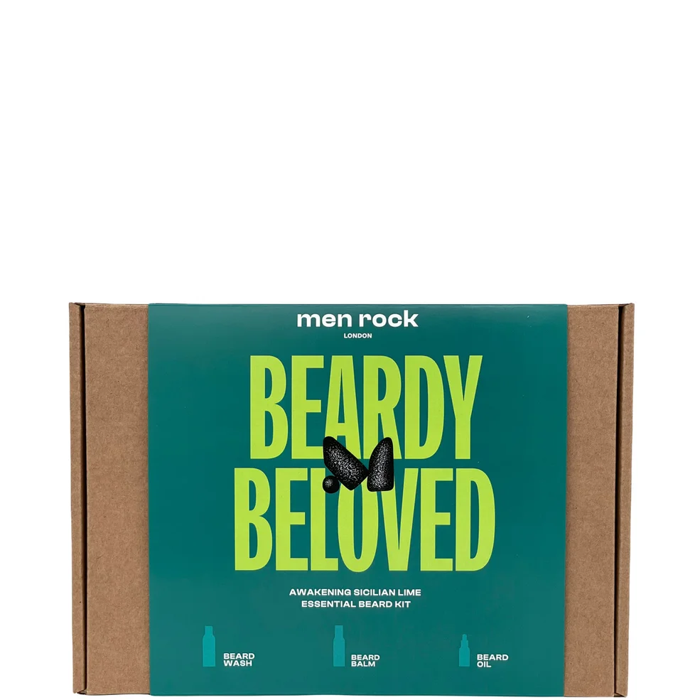 Men Rock Beard Care Gift Set - Sicilian Lime (Worth £41.50) Image 1