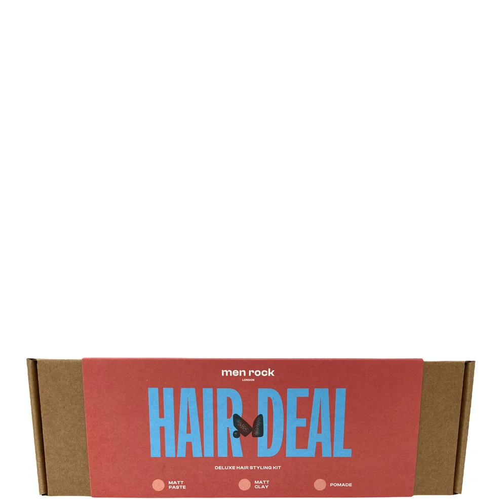 Men Rock Hair Styling Gift Set - Deluxe (Worth £18.00) Image 1