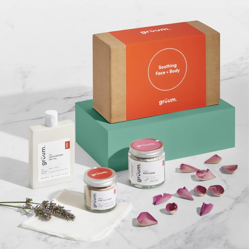 grüum Soothing Face and Body Gift Set (Worth £34.00) Image 1