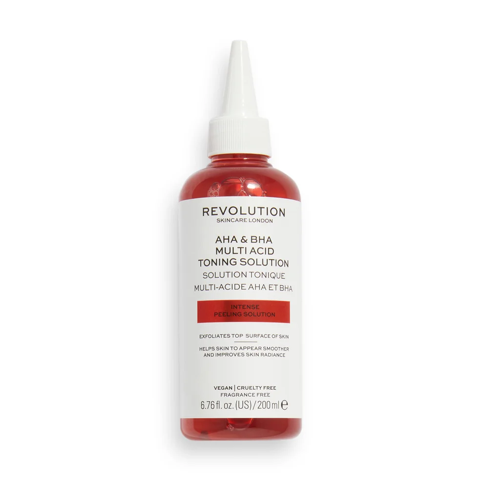 Revolution Skincare AHA & BHA Multi Acid Toning Solution Image 1