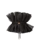 Kitsch Drawstring Chiffon Scrunchie Black