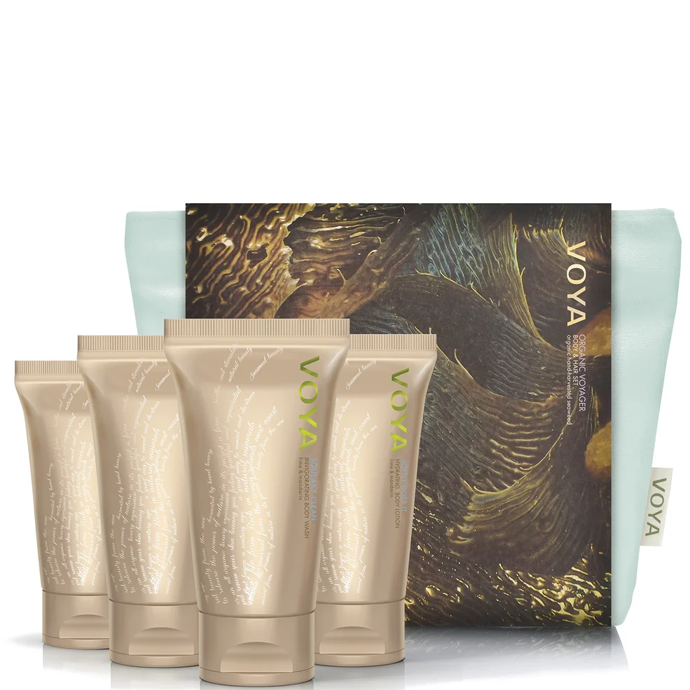 VOYA Organic VOYAger Body and Hair Travel Set Image 1