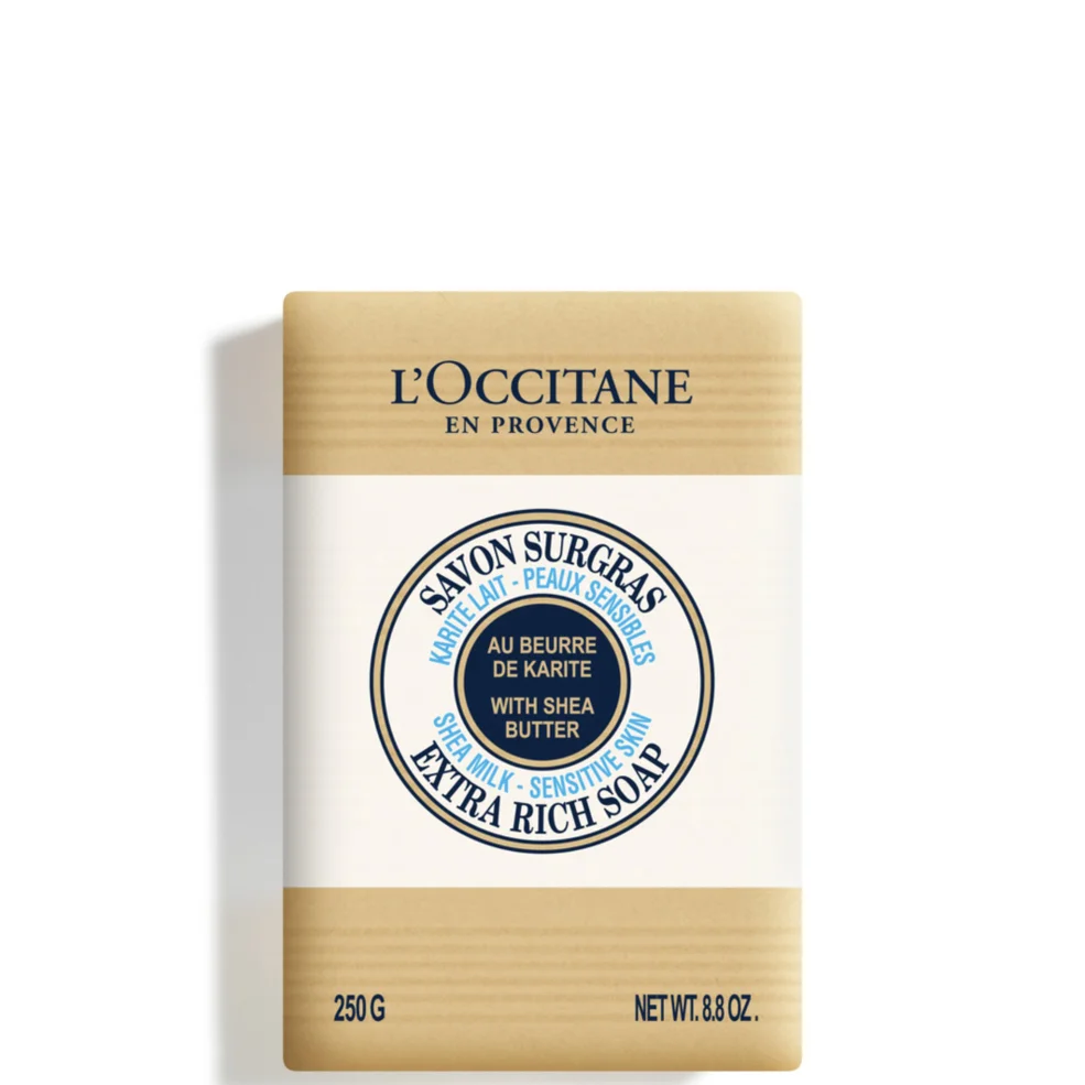 L'Occitane Shea Milk Sensitive Skin Extra Rich Soap 250g Image 1