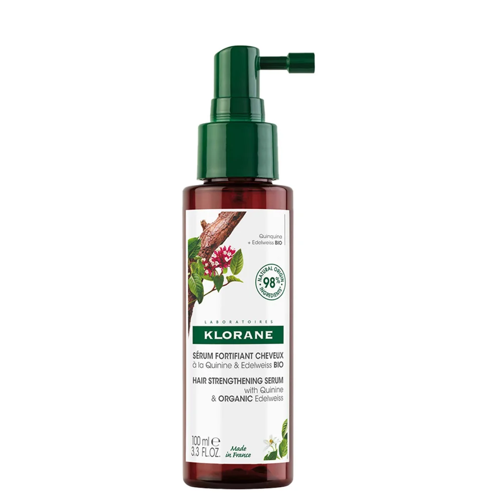KLORANE Strengthening Serum with Quinine and Organic Edelweiss for Hair Thinning, Loss 100ml Image 1