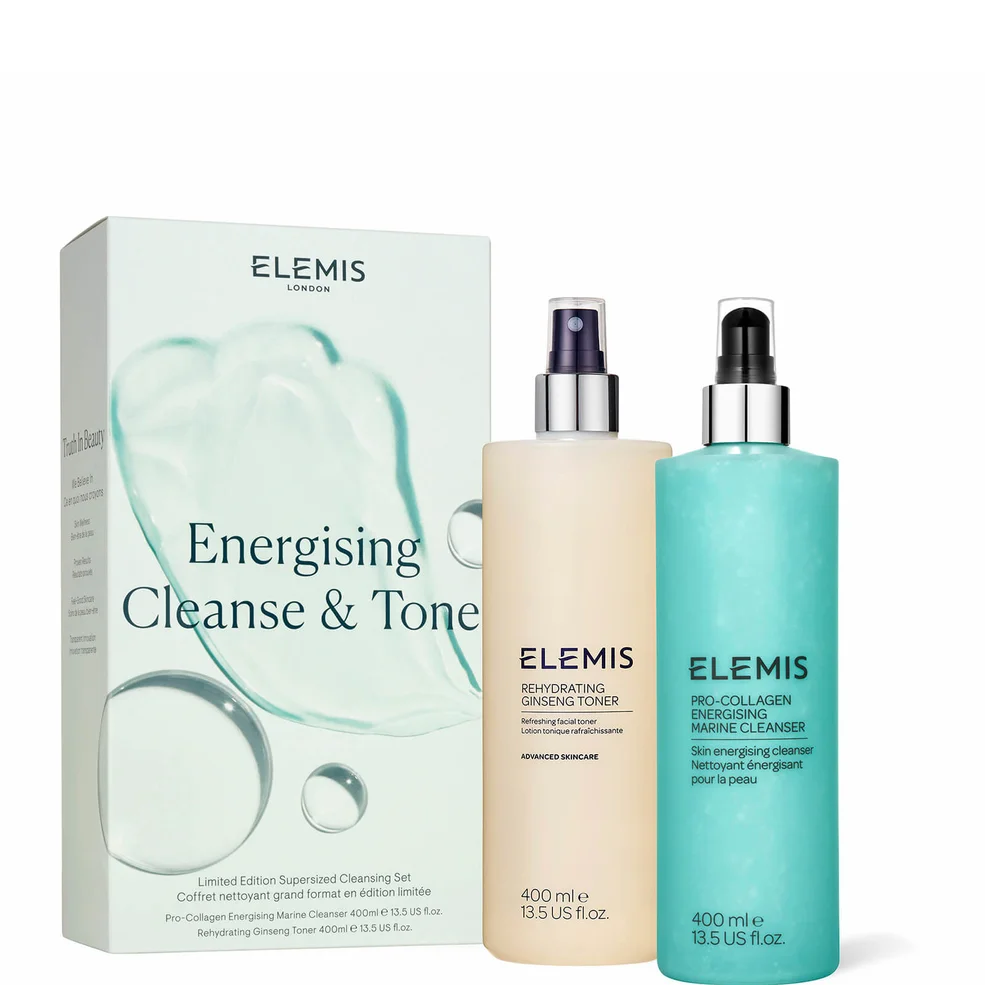 Elemis Energising Cleanse and Tone Supersized Duo (Worth £162.00) Image 1