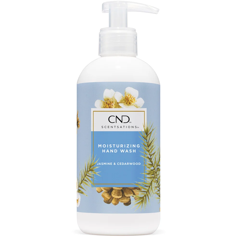 CND SPA Scentsations Handwash Cedarwood and Jasmine 390ml Image 1