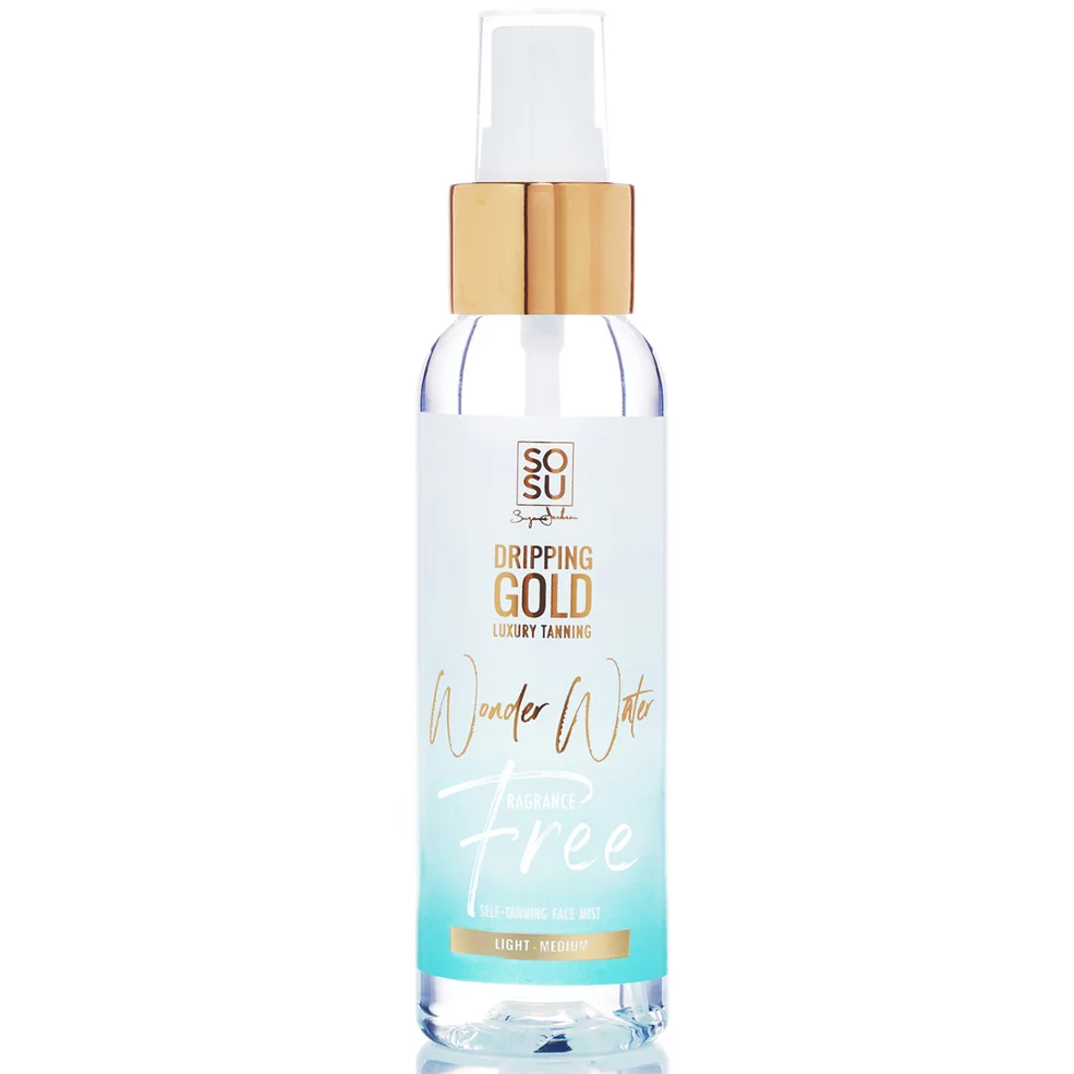 SOSU Cosmetics Dripping Gold Fragrance Free Wonder Water 100ml (Various Colours) Image 1