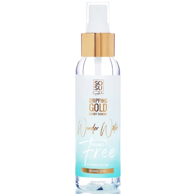 SOSU Cosmetics Dripping Gold Fragrance Free Wonder Water 100ml (Various Colours)