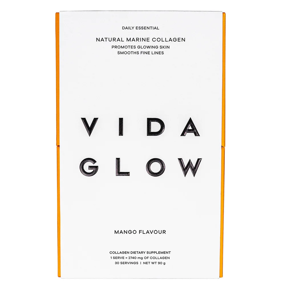 Vida Glow Natural Marine Collagen Sachets - Mango Image 1