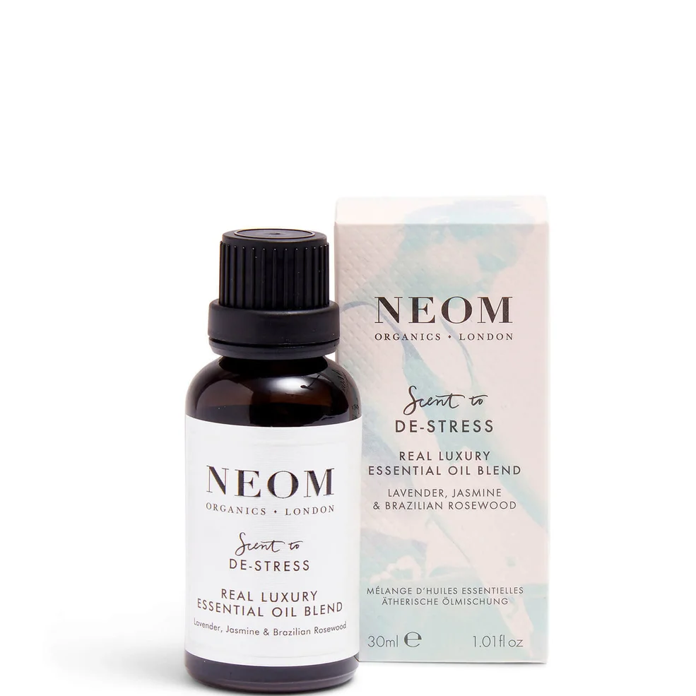 NEOM Wellbeing 30ml Real Luxury De-Stress Essential Oil Blend (Supersize 30ml) Image 1