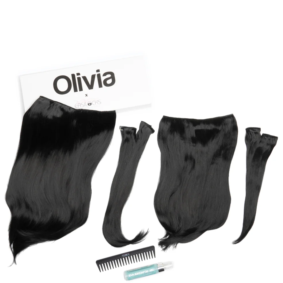Olivia X Easilocks Straight Collection - Ebony Image 1