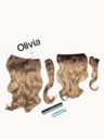 Olivia X Easilocks Wavy Collection - Biscuit Balayage
