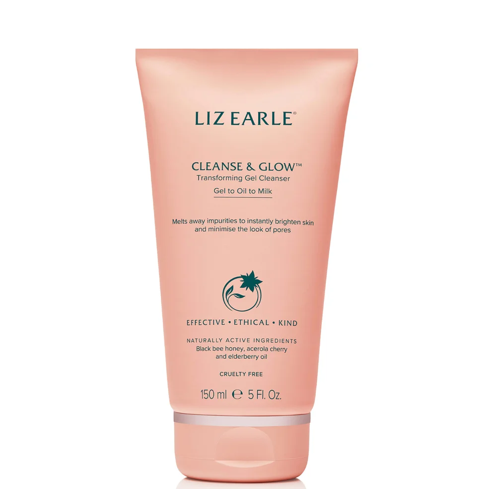 Liz Earle Cleanse & Glow Transforming Gel Cleanser 150ml Tube Image 1