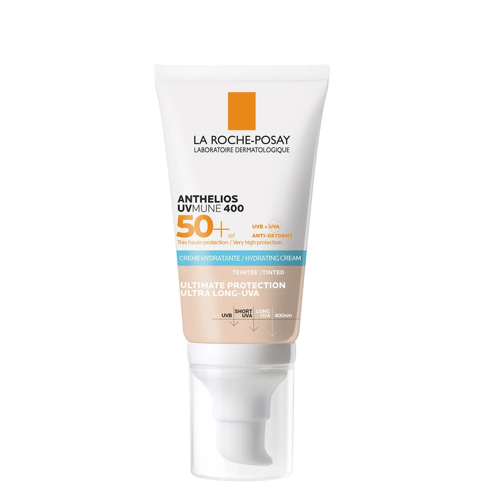La Roche-Posay Anthelios UVMune 400 Hydrating Suncream Tinted SPF50 50ml Image 1