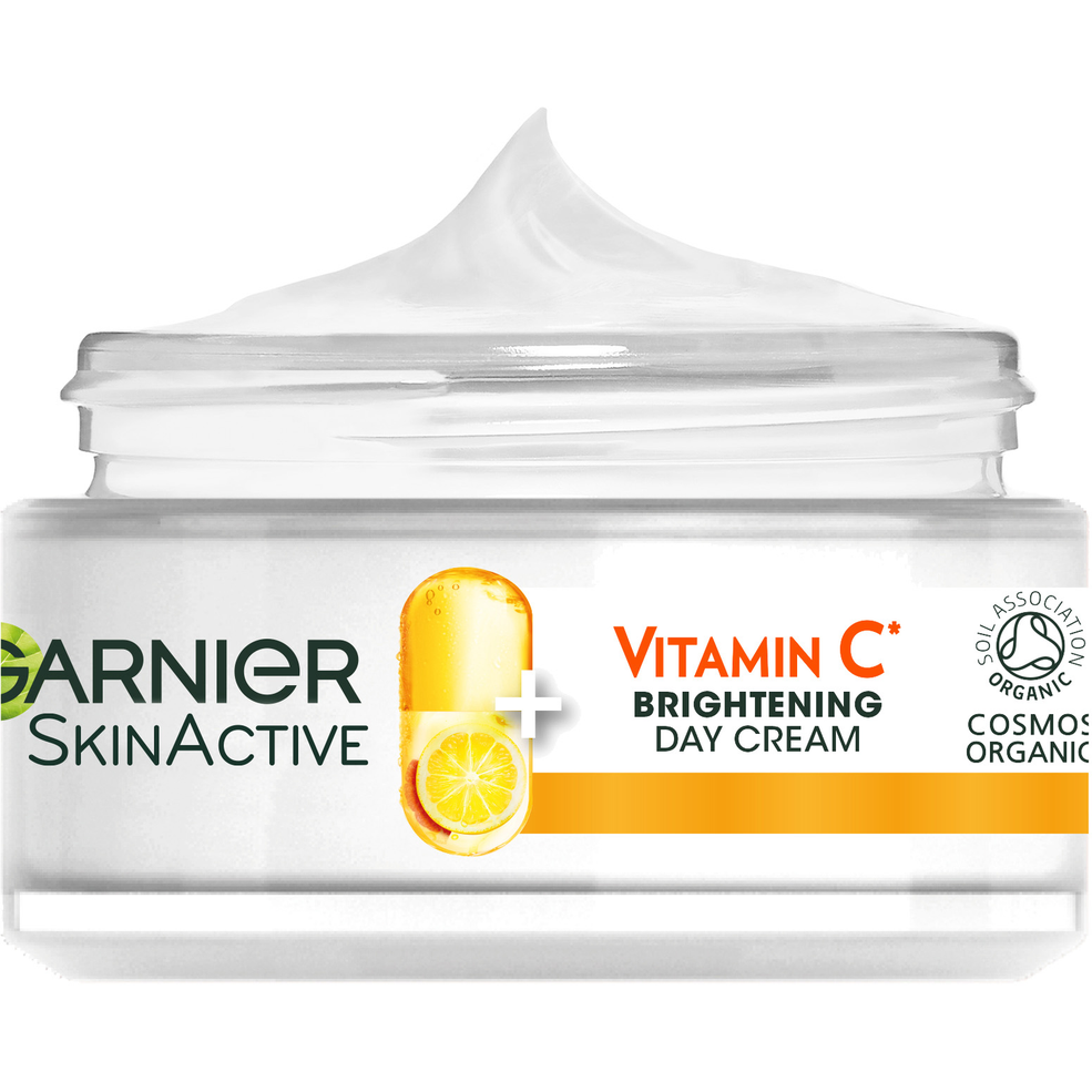 Garnier Vitamin C Brightening Day Cream Face Moisturiser 50ml Image 1