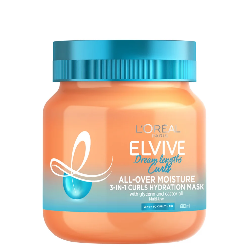 L'Oréal Paris Elvive Dream Lengths 3-in-1 Curls Hydration Mask 200ml Image 1
