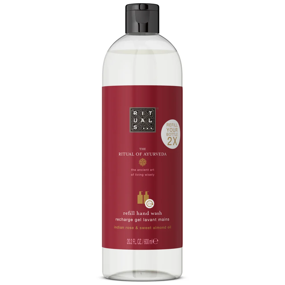 Rituals The Ritual of Ayurveda Sweet Almond & Indian Rose Hand Wash Refill 600ml Image 1
