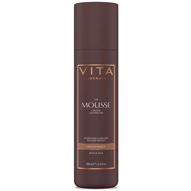 Vita Liberata Tinted Tanning Mousse 200ml - Medium