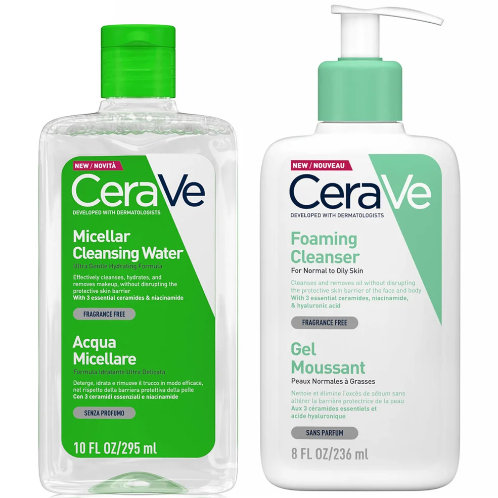 CeraVe Foaming Double Cleansing Duo Image 1