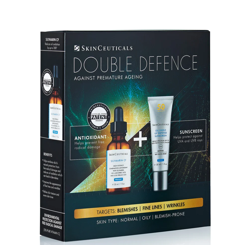 SkinCeuticals Double Defence Silymarin CF Kit for Oily/Blemish-Prone Skin (Worth £214.00) Image 1