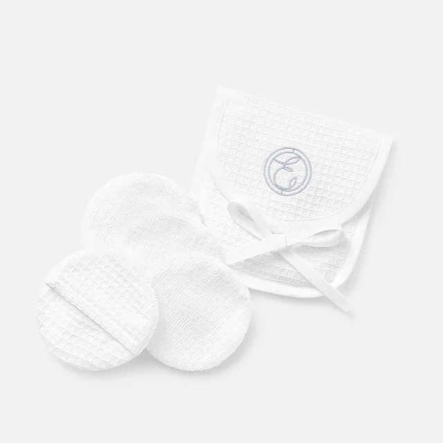 ESPA Home Waffle Cosmetic Removal Pads - White - Set of 4
