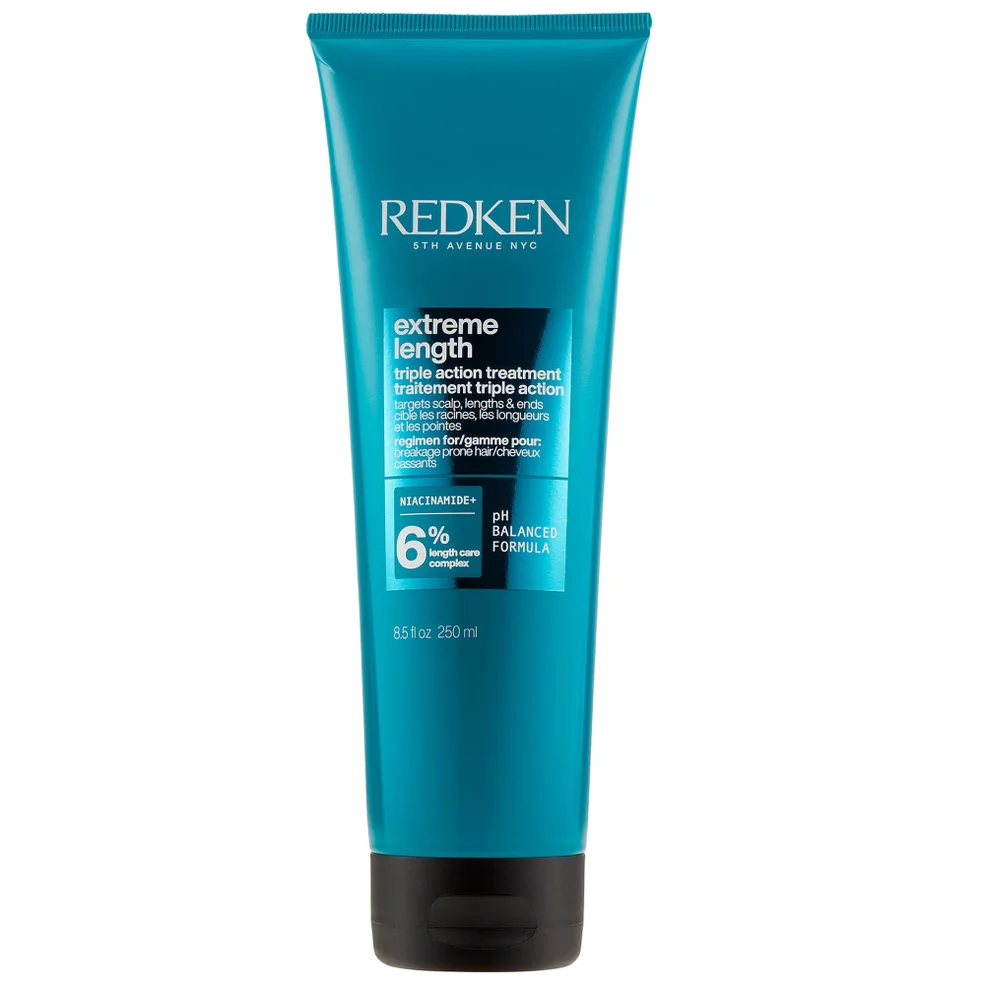 Redken Extreme Length Triple Action Hair Mask Treatment for Nourishment 250ml Image 1