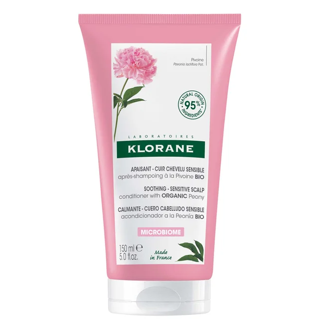 KLORANE Soothing Conditioner with Organic Peony for Dry, Sensitive Scalps 150ml
