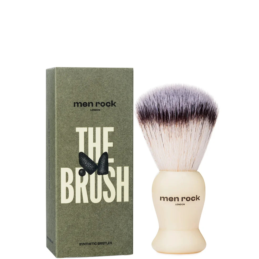 Men Rock Shaving Brush with Synthetic Bristles Image 1