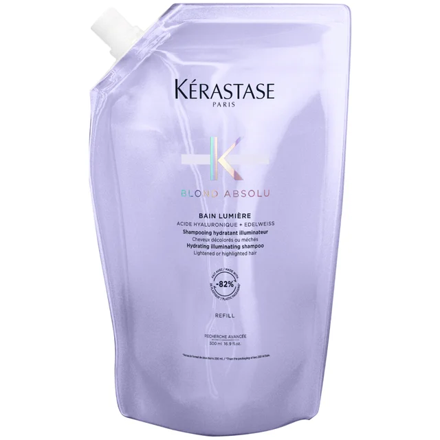Kérastase Blond Absolu Bain Lumière Refill Shampoo Pouch 500ml For Blonde Hair