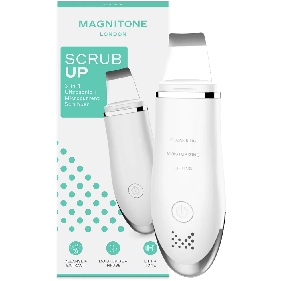 MAGNITONE ScrubUp 3-in-1 Ultrasonic Pore Scrubber and Infuser Image 1
