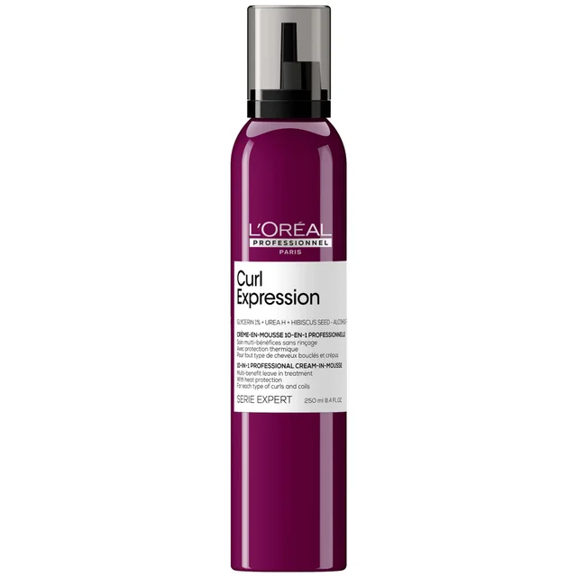L'Oreal Professionnel Curl Expression 10-in-1 mousse for curls, coils & afro hair