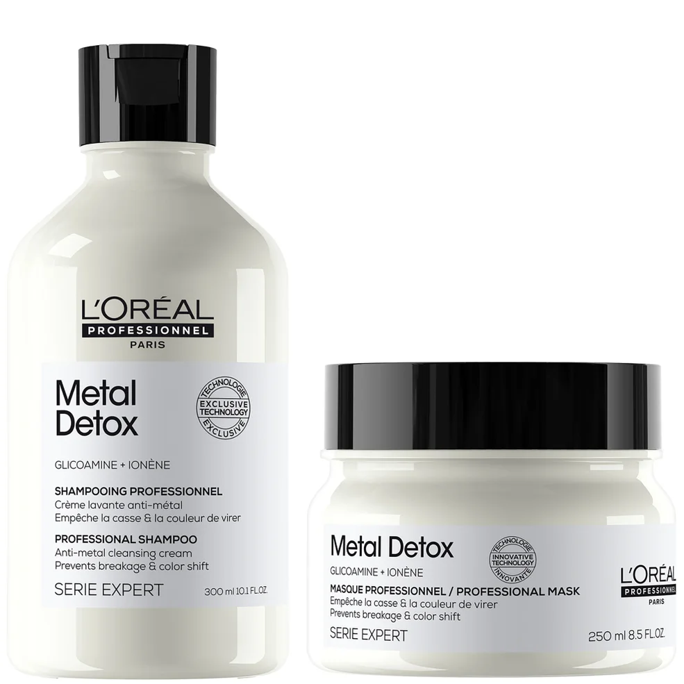 L'Oréal Professionnel Metal Detox Sulphate Free Shampoo 300ml & Hair Mask 250ml Image 1