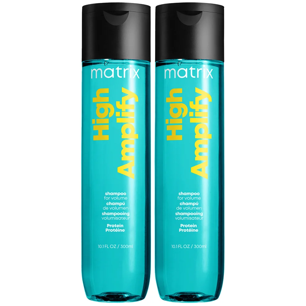 Matrix Total Results Volumising High Amplify Shampoo 300ml Duo for Fine and Flat Hair Image 1