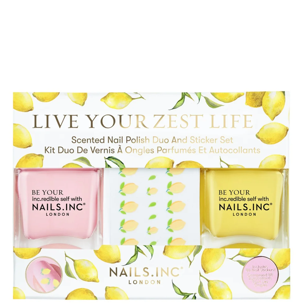 nails inc. Live Your Zest Life Nail Polish Duo Image 1
